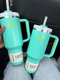 Teal Stanley cups.